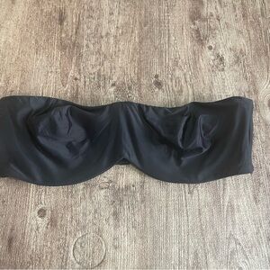 Lilyette Black Strapless Bra Size 42C